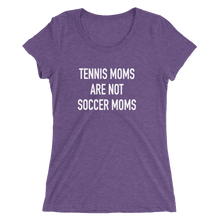 Load image into Gallery viewer, Tennis Moms Are Not Soccer Moms - Ladies' Short Sleeve Tennis T-Shirt