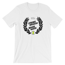 Load image into Gallery viewer, String Breaker Bagel Baker - Short-Sleeve Unisex Tennis T-Shirt
