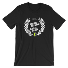 Load image into Gallery viewer, String Breaker Bagel Baker - Short-Sleeve Unisex Tennis T-Shirt