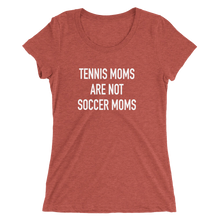 Load image into Gallery viewer, Tennis Moms Are Not Soccer Moms - Ladies' Short Sleeve Tennis T-Shirt