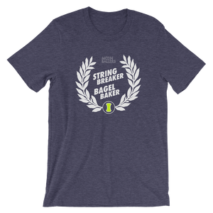 String Breaker Bagel Baker - Short-Sleeve Unisex Tennis T-Shirt