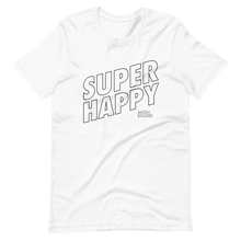 Load image into Gallery viewer, SUPER HAPPY - Short-Sleeve Unisex Tennis T-Shirt